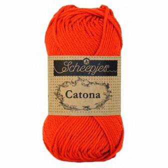 Haakgaren 390 POPPY ROSE Scheepjes Catona 10 gram