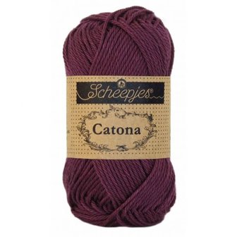 Haakgaren 394 SHADOW PURPLE Scheepjes Catona 10 gram