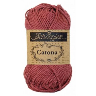 Haakgaren 396 ROSE WINE Scheepjes Catona 10 gram