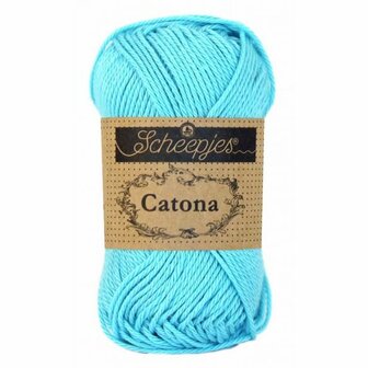 Haakgaren 397 CYAN Scheepjes Catona 10 gram