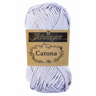 Haakgaren 399 LILAC MIST Scheepjes Catona 10 gram