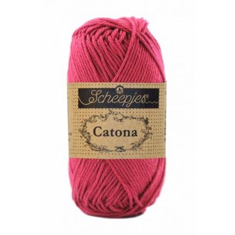 Haakgaren 413 CHERRY Scheepjes Catona 10 gram