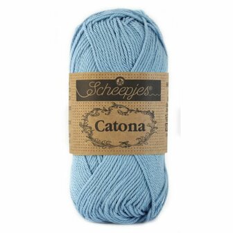 Haakgaren 510 SKY BLUE Scheepjes Catona 10 gram