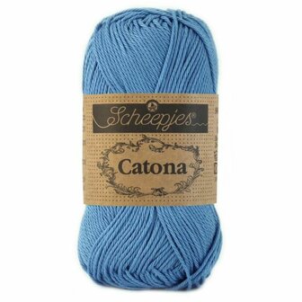 Haakgaren 511 CORNFLOWER Scheepjes Catona 10 gram