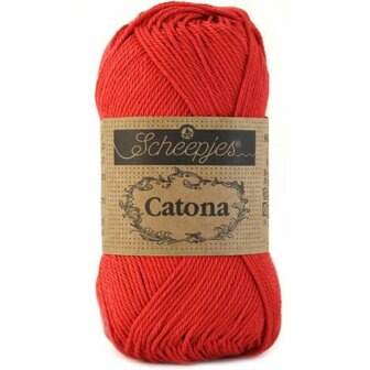 Haakgaren 516 CANDY APPLE Scheepjes Catona 10 gram