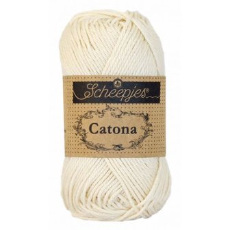 Haakgaren 130 OLD LACE Scheepjes Catona 25 gram