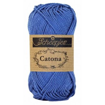 Haakgaren 261 CAPRI BLUE Scheepjes Catona 25 gram