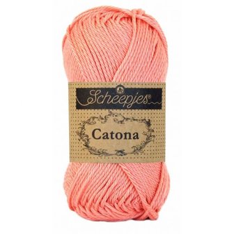 Haakgaren 264 LIGHT CORAL Scheepjes Catona 25 gram