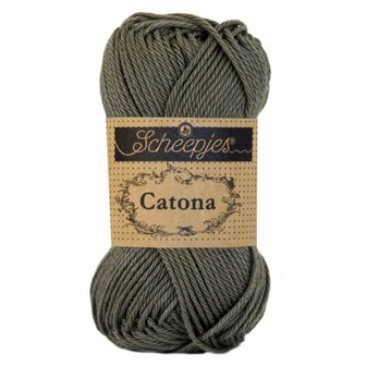 Haakgaren 387 DARK OLIVE Scheepjes Catona 25 gram