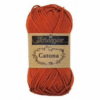 Haakgaren 388 RUST Scheepjes Catona 25 gram