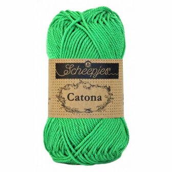 Haakgaren 389 APPLE GREEN Scheepjes Catona 25 gram