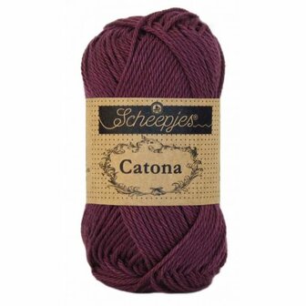 Haakgaren 394 SHADOW PURPLE Scheepjes Catona 25 gram