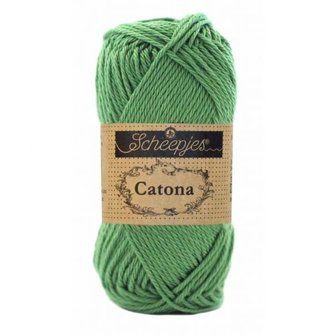 Haakgaren 412 FOREST GREEN Scheepjes Catona 25 gram