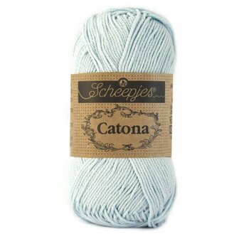 Haakgaren 509 BABY BLUE Scheepjes Catona 50 gram