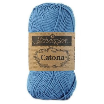 Haakgaren 511 CORNFLOWER Scheepjes Catona 50 gram