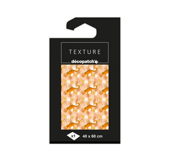 Texture Decopatch papier Luipaard hotfoil XL