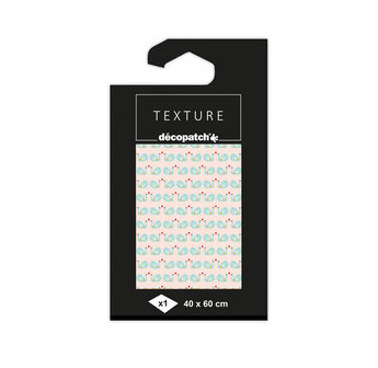 Texture Decopatch papier Zwanen hotfoil XL