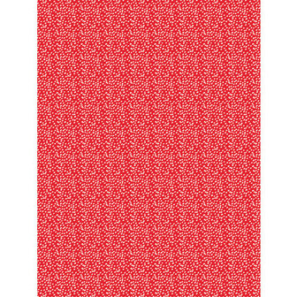 Decopatch papier rood/ wit stipjes