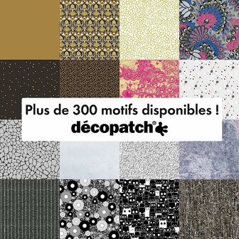 Texture Decopatch papier Gouden Slingers hotfoil