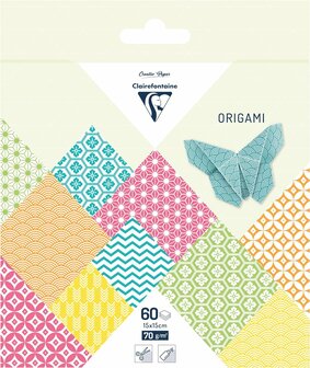 Origami papier Zomer 60 vel 70g 15 x 15 cm - met motief