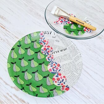 Decopatch papier groen Peer