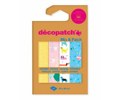 Decopatch papier Mix &amp; Patch Childrens Birthday