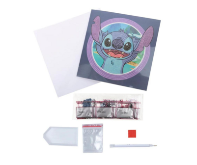 Crystal Art&reg; Card Kit Disney: Stitch (18x18cm)