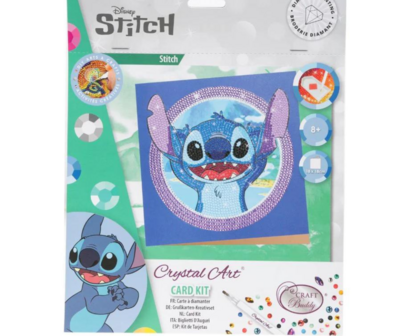 Crystal Art&reg; Card Kit Disney: Stitch (18x18cm)