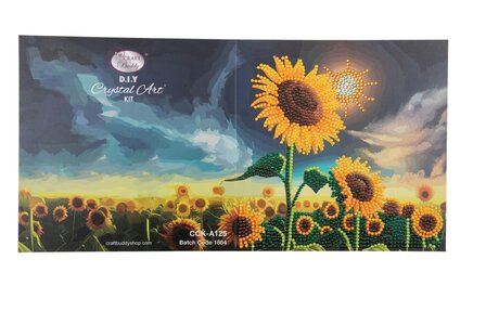 Crystal Card Kit &reg; Soulful Sunflower (18x18 cm)