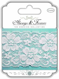 Always &amp; Forever Lace Ribbon - Floral Notes