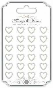 Always &amp; Forever - Adhesive Pearl Heart Chain