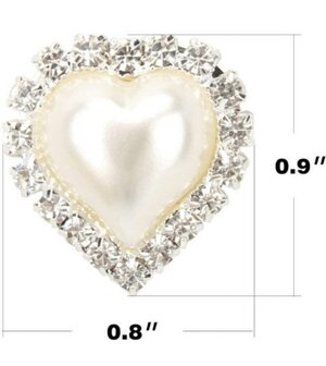 Always &amp; Forever Pearl Heart Charms