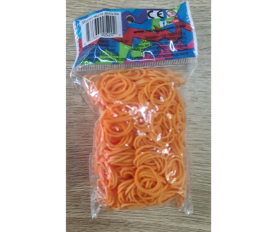 Rainbow Loom Neon Orange  Opaque 600 stuks