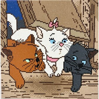 Crystal Art kit Disney The Aristocats (full) 30 x 30 cm