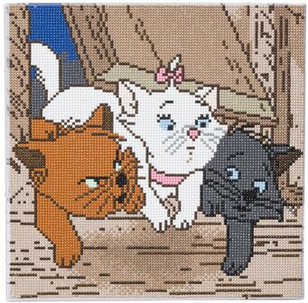 Crystal Art kit Disney The Aristocats (full) 30 x 30 cm