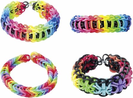 Rainbow Loom Neon Yellow 300 stuks