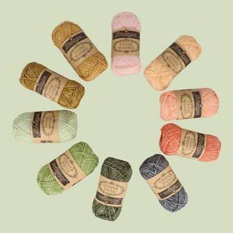 Scheepjes Stone Washed colour pack 10x25g - Intentions