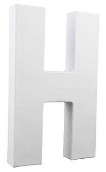 Letter wit H 20,5 cm