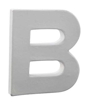 Letter wit B 12 cm