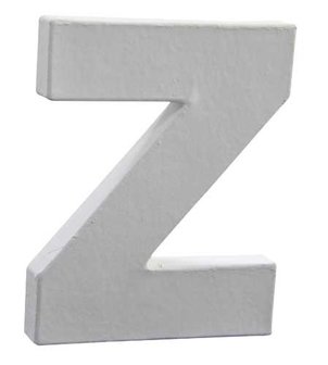 Letter wit Z 12 cm