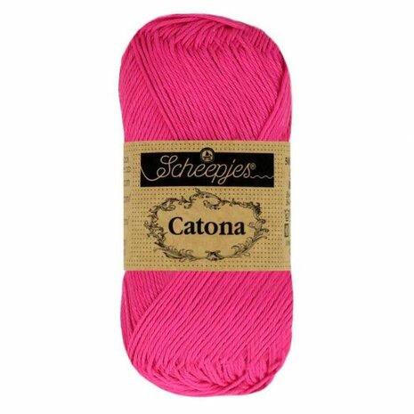 604 NEON PINK SCHEEPJES CATONA 50G 