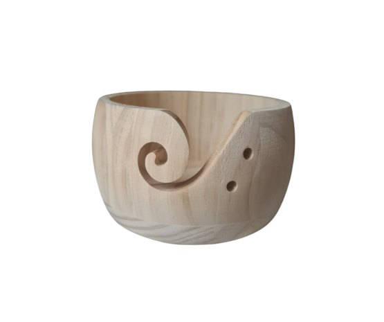 YARN BOWL GARENSCHAAL HOUT 