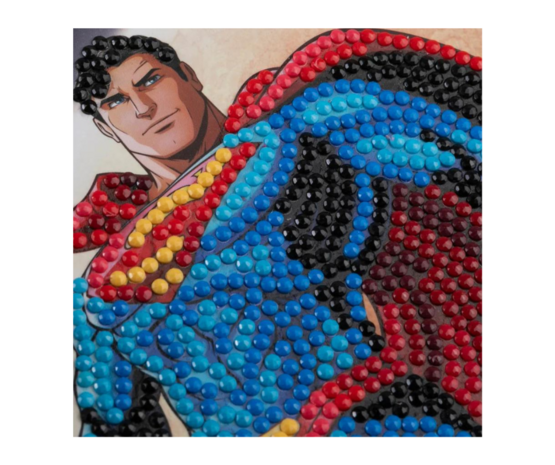 Crystal Art Card: Warner Brothers: Superman (18x18 cm)