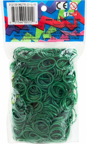 Rainbow Loom Dark Green opaque