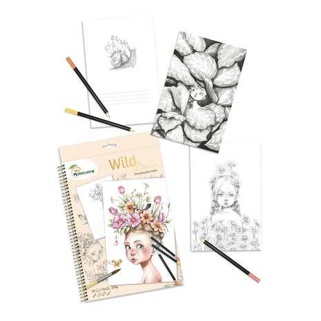 Coloriage Wild Colouring Book deel 8 by Emmanuelle Colin spiraal gebonden