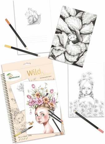 Coloriage Wild Colouring Book deel 8 by Emmanuelle Colin spiraal gebonden