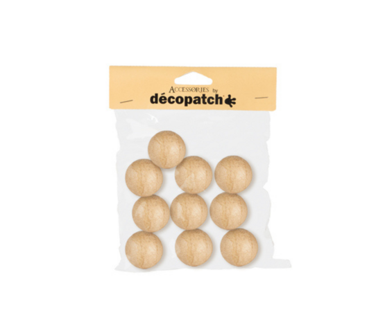 Kerstballen set van 10 stuks Decopatch