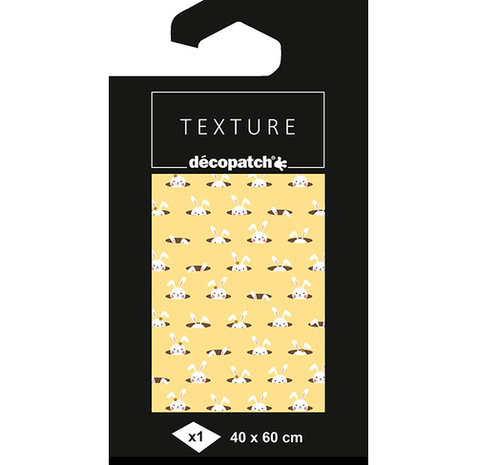 Texture Decopatch papier Konijntjes hotfoil XL