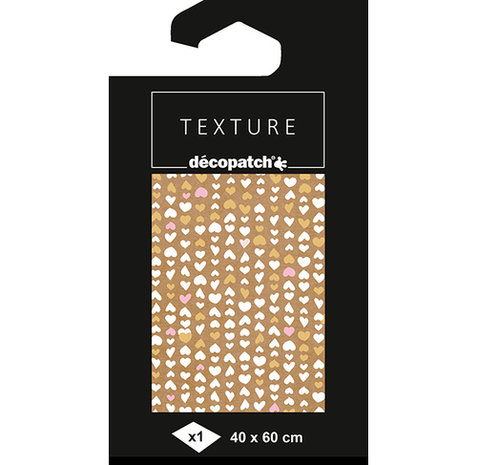 Texture Decopatch papier Harten hotfoil XL