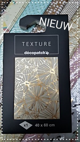 Texture Decopatch papier Rozetten hotfoil XL